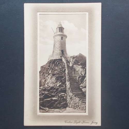 VINTAGE POSTCARD FROM JERSEY TO JOHANNESBURG - 1912 WITH CLEAR POSTMARK