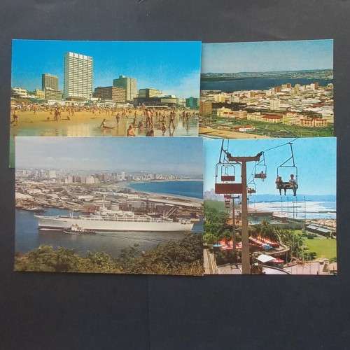POSTCARDS FROM DURBAN - UNPOSTED - BID PER POSTCARD