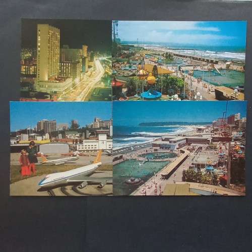 THIRTEEN POSTCARDS FROM DURBAN - UNPOSTED - BID PER POSTCARD