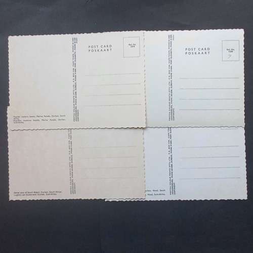 TEN POSTCARDS FROM DURBAN - UNPOSTED - BID PER POSTCARD