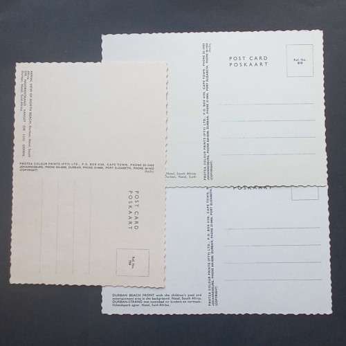 TEN POSTCARDS FROM DURBAN - UNPOSTED - BID PER POSTCARD