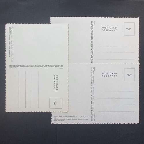 TEN POSTCARDS FROM DURBAN - UNPOSTED - BID PER POSTCARD