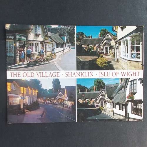 POSTCARD FROM ISLE OF WIGHT TO ANERLEY, KZN - POSTED