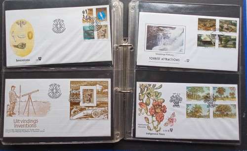 VENDA - 43 x FDC`s IN RINGBINDER TYPE FILE - NO DUPLICATION