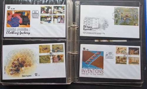 VENDA - 43 x FDC`s IN RINGBINDER TYPE FILE - NO DUPLICATION