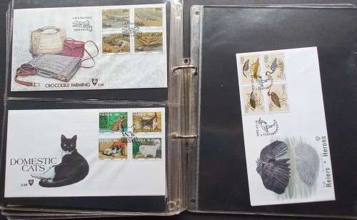 VENDA - 43 x FDC`s IN RINGBINDER TYPE FILE - NO DUPLICATION