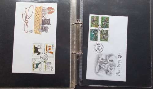 VENDA - 43 x FDC`s IN RINGBINDER TYPE FILE - NO DUPLICATION