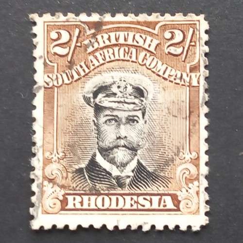 BSAC - 1913-22 Defin Issue `Admiral` - 2/- Black/Brown (Die II) - Single - Used