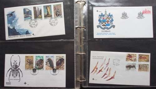 RSA - 38 x FDC`s IN RINGBINDER TYPE FILE - NO DUPLICATION