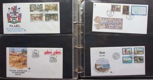 RSA - 38 x FDC`s IN RINGBINDER TYPE FILE - NO DUPLICATION