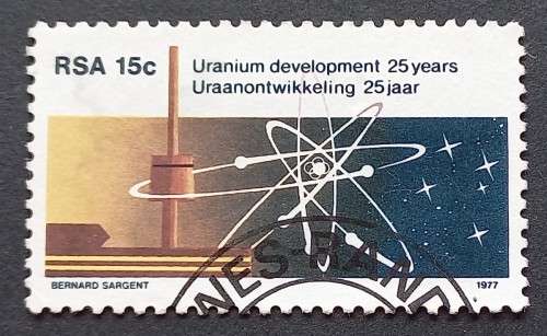 RSA - 1977 URANIUM DEVELOPMENT - SINGLE - POSTALLY USED