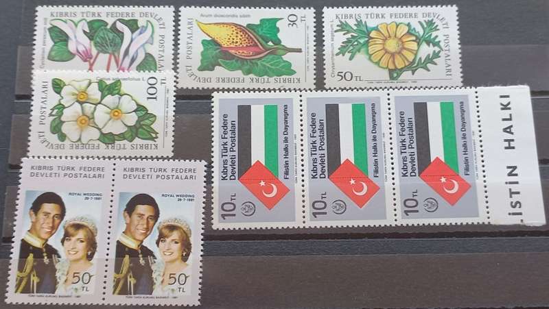 CYPRUS (TURKISH CYPRIOT POSTS) - 1981 - SELECTION TO CLEAR