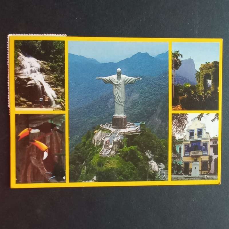 Brazil - Postcard from Rio de Janeiro, Brazil to Anerley, South Africa