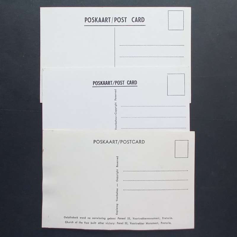 Voortrekker Monument - Selection of 7 Unused Postcards