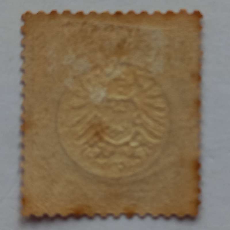 Germany - 1872 Arms embossed (type B) - 1/4g Purple - Single - Unused