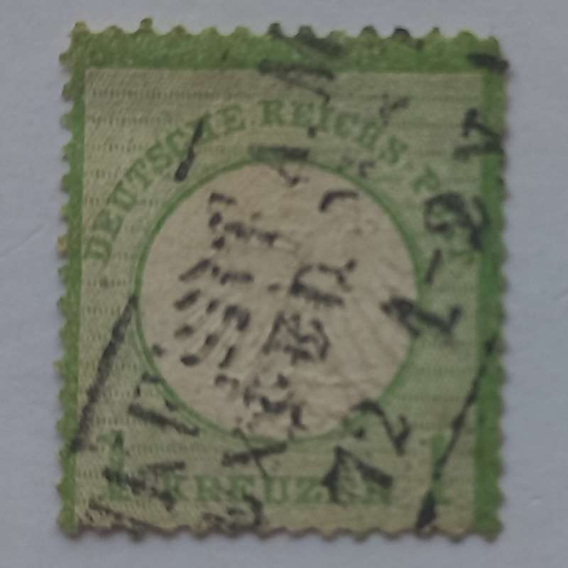 Germany - 1872 Arms embossed (type A) - 1k Green - Single - Used