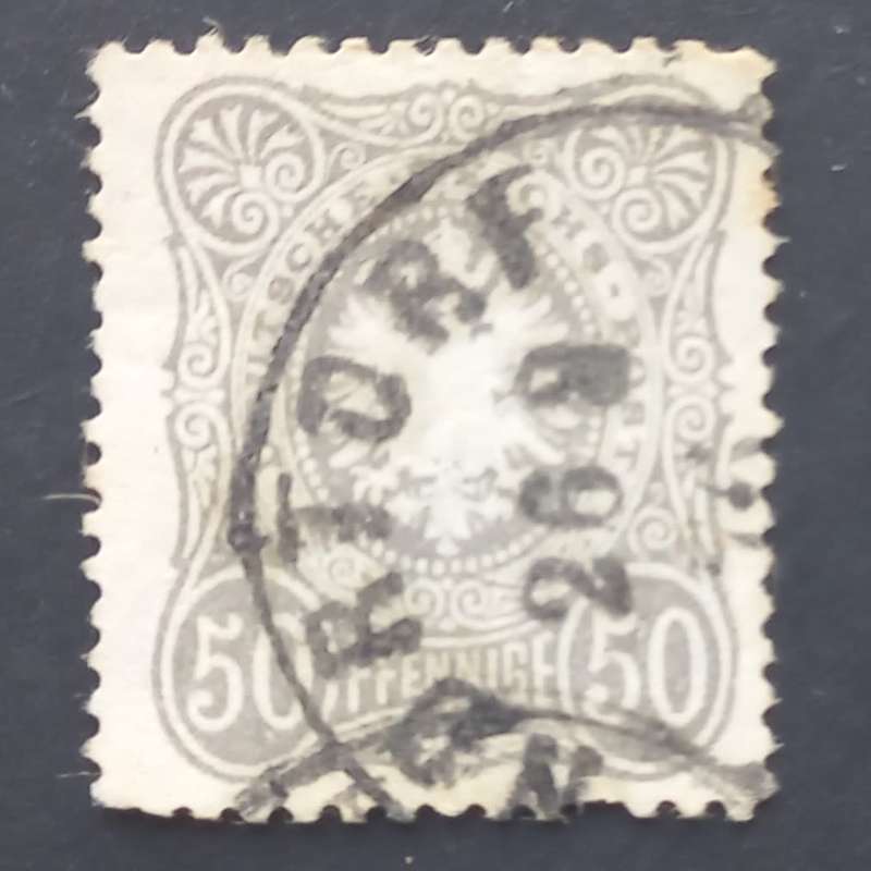 Germany - 1875 Defin Issue `Pfennige` - 50pf Grey - Single - Used