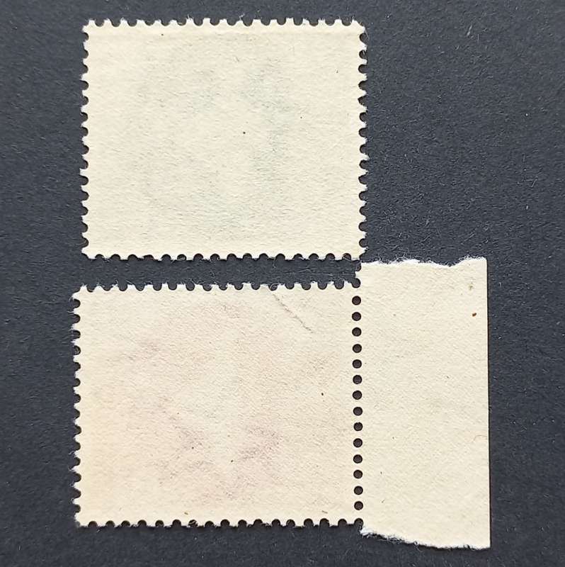 India - 1957 Defin Issue `Map of India` - Selection of 4 Singles - MNH