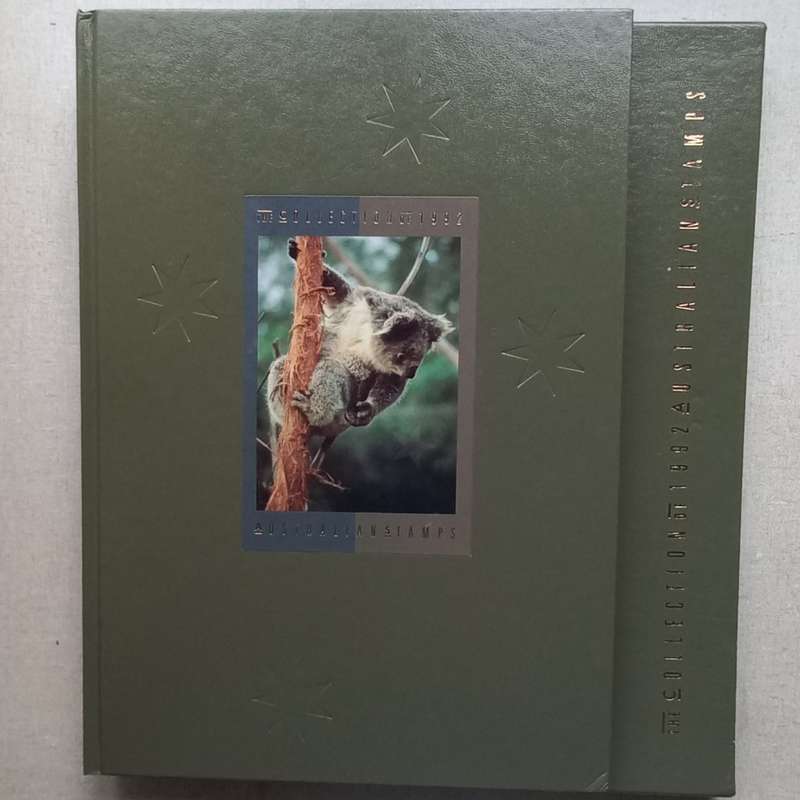 Australia - Collection of 1992 Australian Stamps - Book with Slipcase