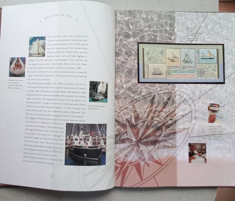 Australia - Collection of 1992 Australian Stamps - Book with Slipcase
