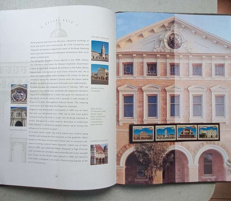 Australia - Collection of 1992 Australian Stamps - Book with Slipcase