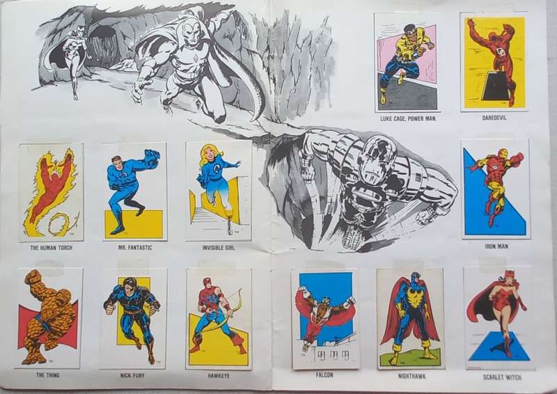 DC MARVEL SUPER HEROES SWOP SENSATION - Colin Penn Promotions, Durban, South Africa - Published 1989