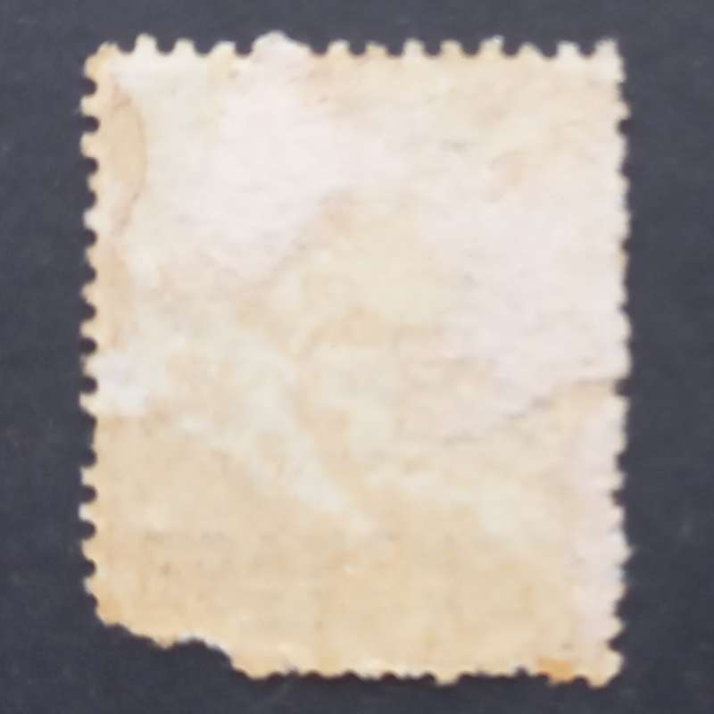 **R1 START** GB KGVI - REVENUE `CONTRACT NOTE` - 6d PURPLE - USED WITH DAMAGE