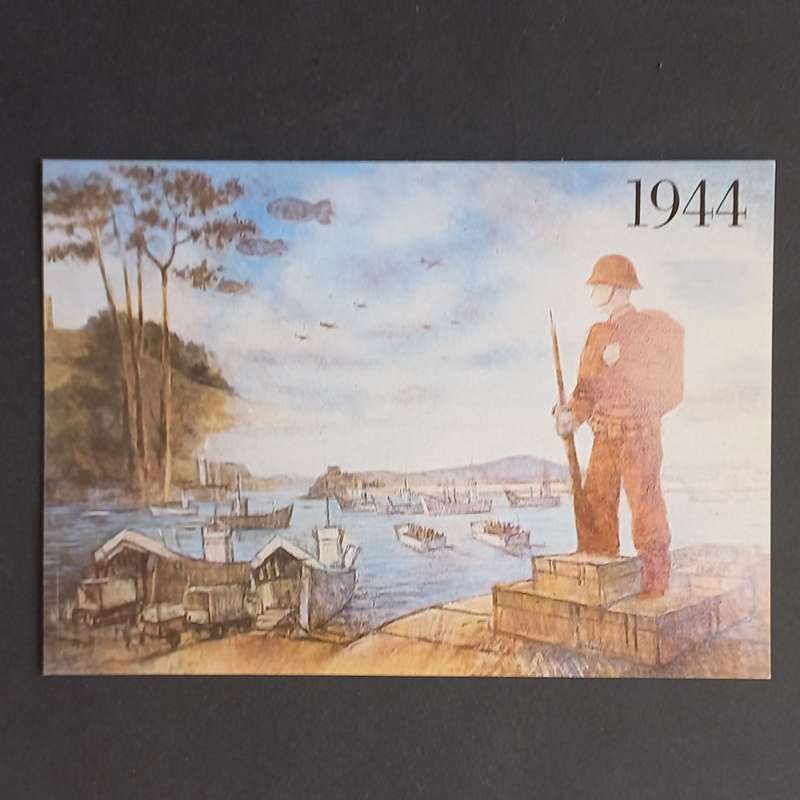 Postcard - Great Britain - 1984 New Weymouth Mural - First Day Postcard
