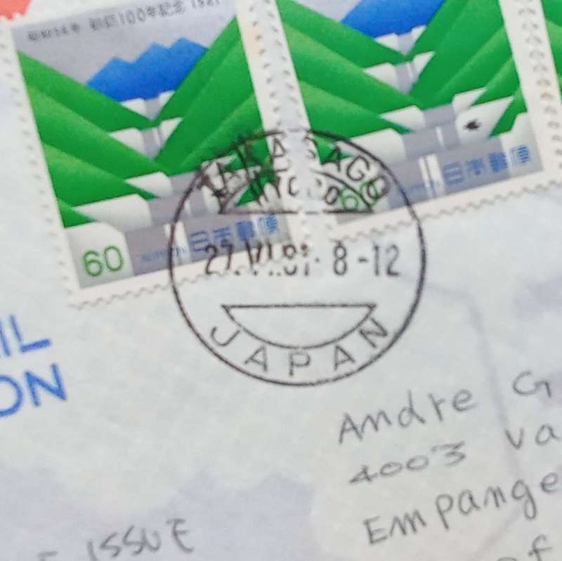 Japan - selection of covers with interesting postmarks