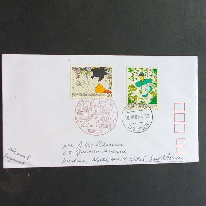 Japan - selection of covers with interesting postmarks