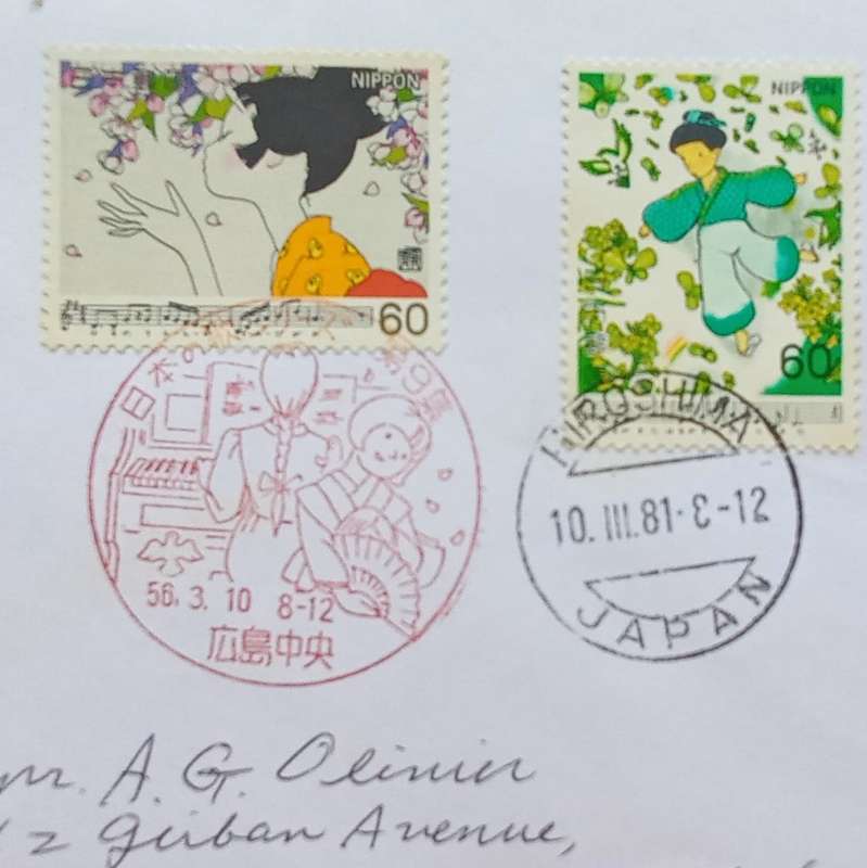 Japan - selection of covers with interesting postmarks