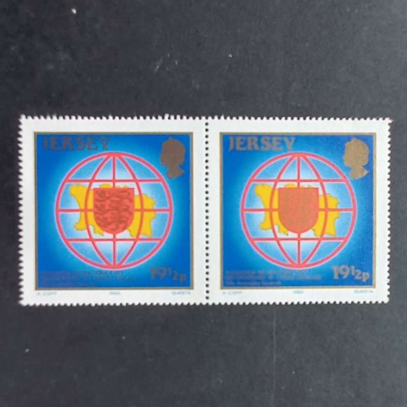 **R1 START** JERSEY - 1983 GENERAL ASSEMBLY - PAIR - MNH