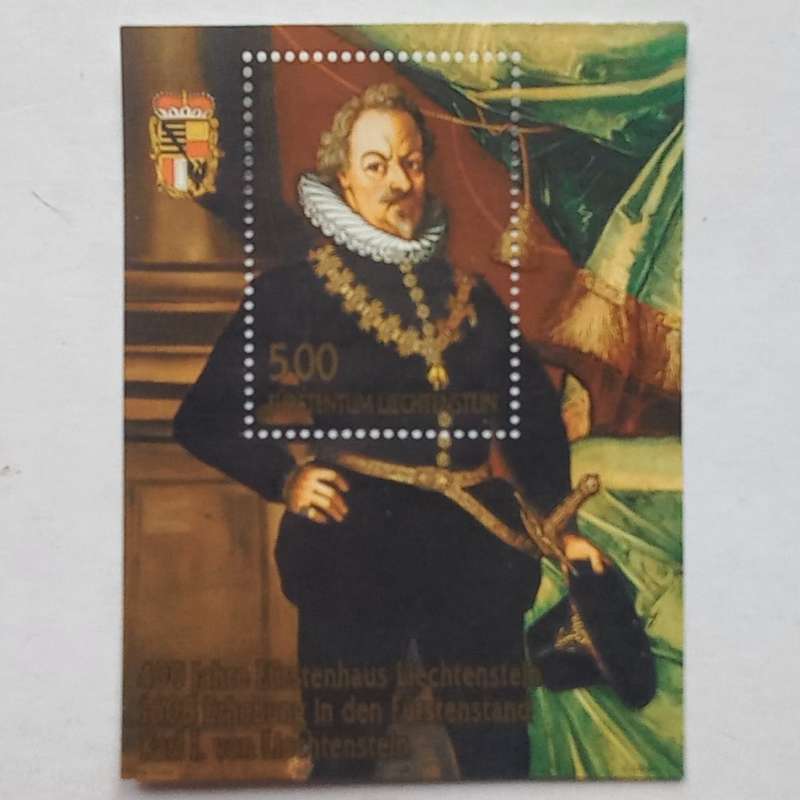 Liechtenstein - 2008 400th Anniv of Princes of Liechtenstein - Miniature Sheet - Unused