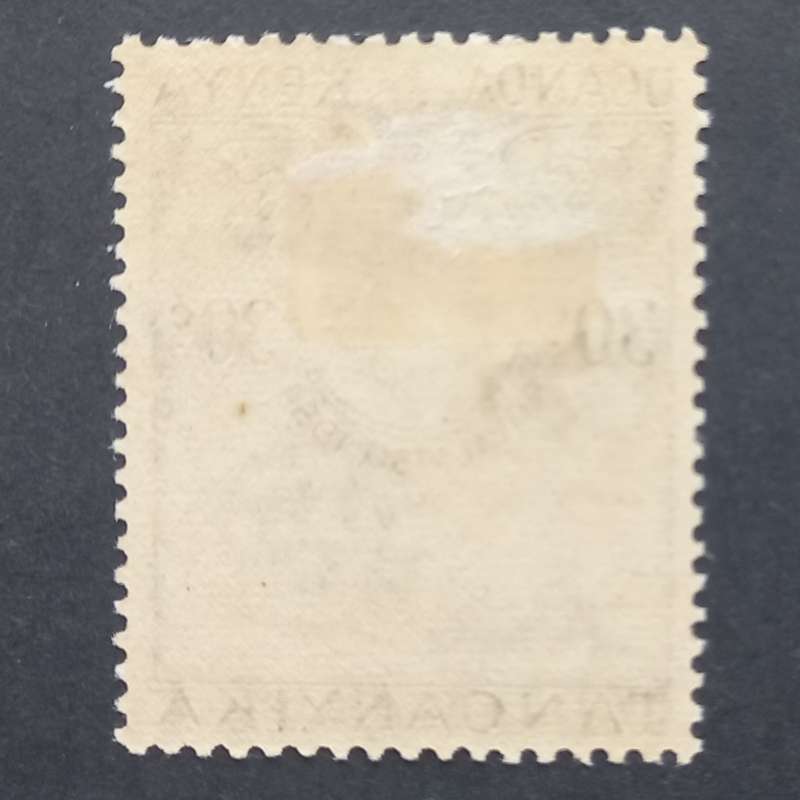 **R1 START** KUT - 1954 ROYAL VISIT - 30c BLACK & BLUE - SINGLE - UNUSED