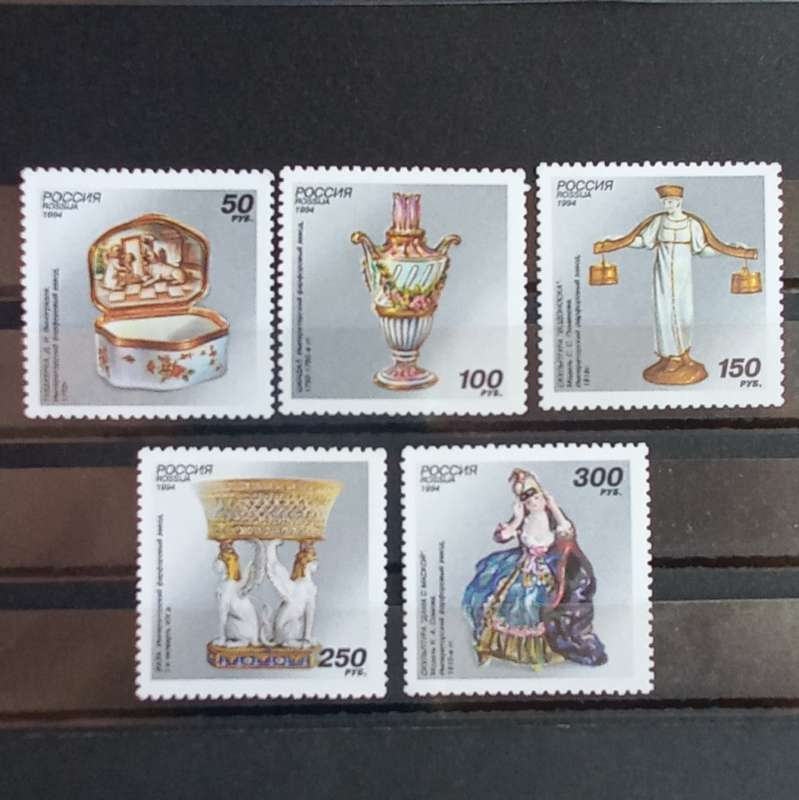 Thematics - Russia - 1994 Porcelain Factory, St. Petersburg - Full set of Singles - MNH