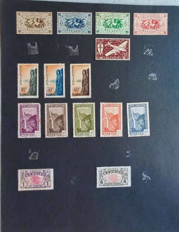 FRANCE & COLONIES ON LOOSE PAGES - GOOD SELECTION OF EARLY STAMPS