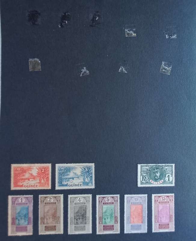 FRANCE & COLONIES ON LOOSE PAGES - GOOD SELECTION OF EARLY STAMPS