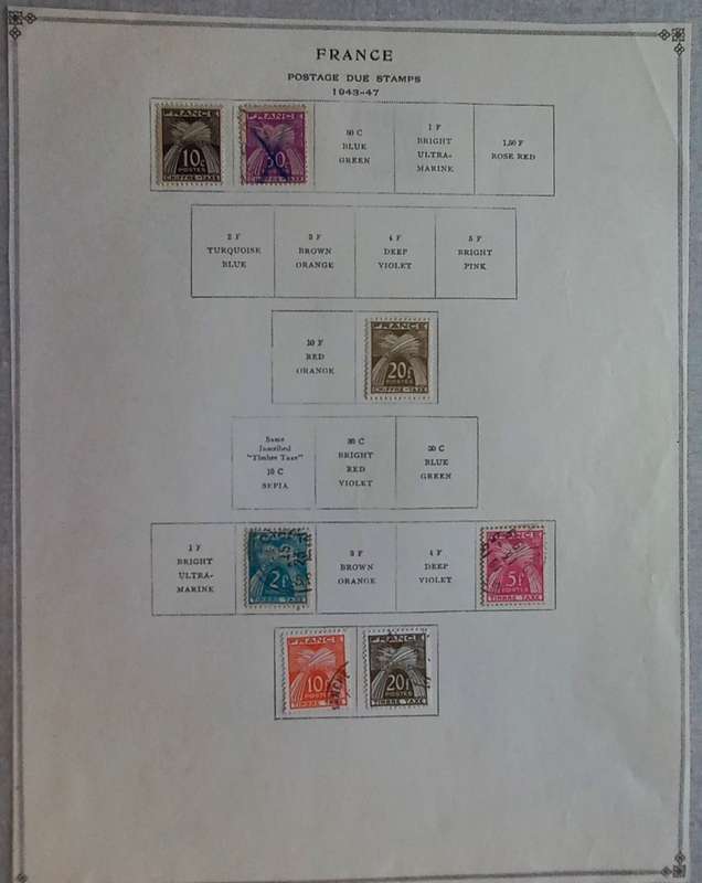 FRANCE & COLONIES ON LOOSE PAGES - GOOD SELECTION OF EARLY STAMPS