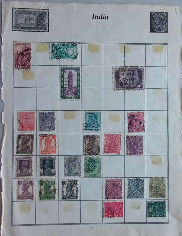 INDIA ON LOOSE PAGES