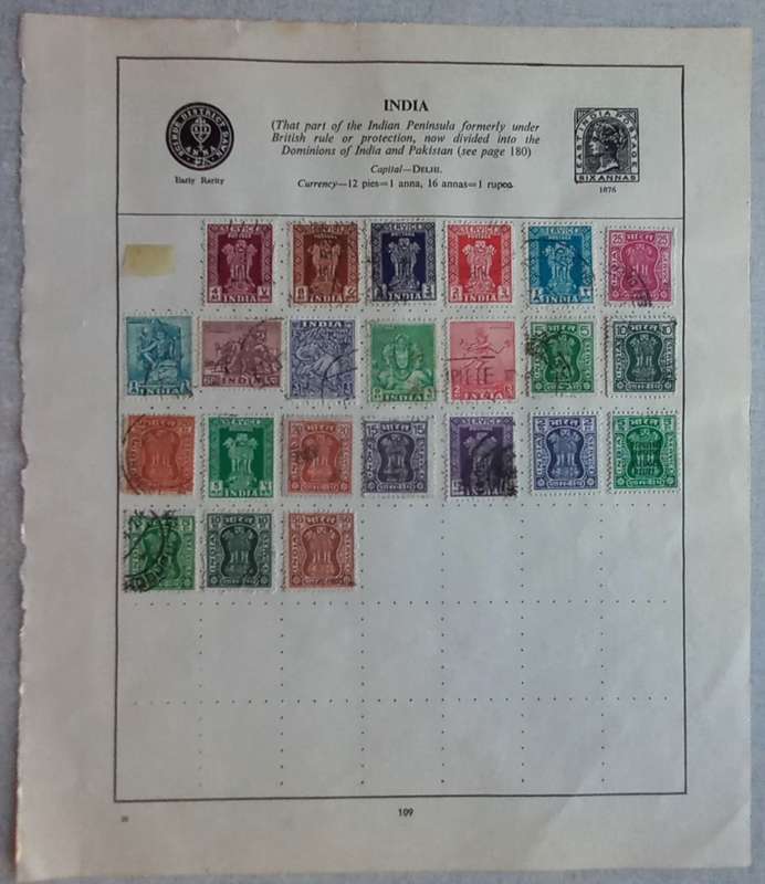 INDIA ON LOOSE PAGES