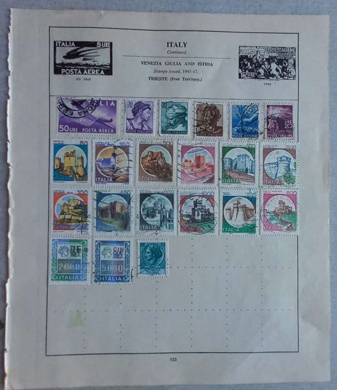 ITALY ON LOOSE PAGES