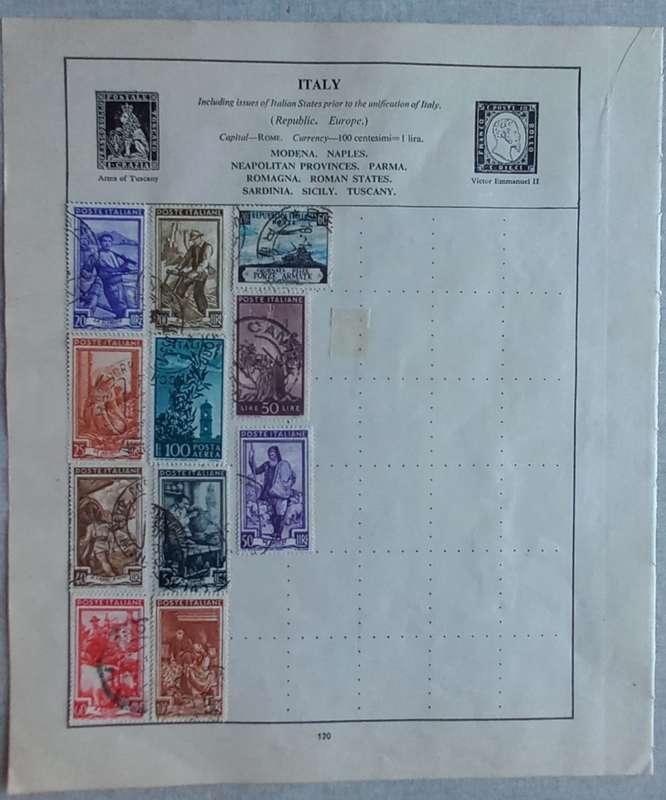 ITALY ON LOOSE PAGES