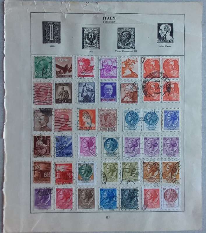 ITALY ON LOOSE PAGES