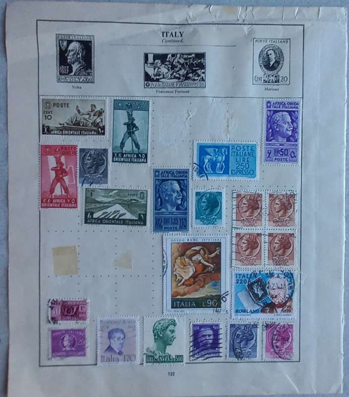 ITALY ON LOOSE PAGES