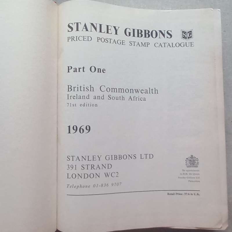 Stanley Gibbons  Stamp Catalogue - Parts 1,2 and 3 - 1969 Edition