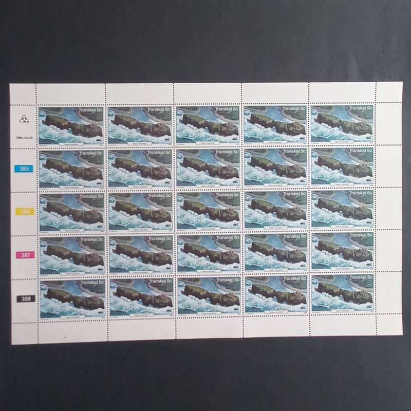 Transkei - 1980 Tourism - Full Set of Full Sheets of 25 - Unused