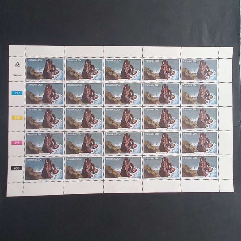 Transkei - 1980 Tourism - Full Set of Full Sheets of 25 - Unused