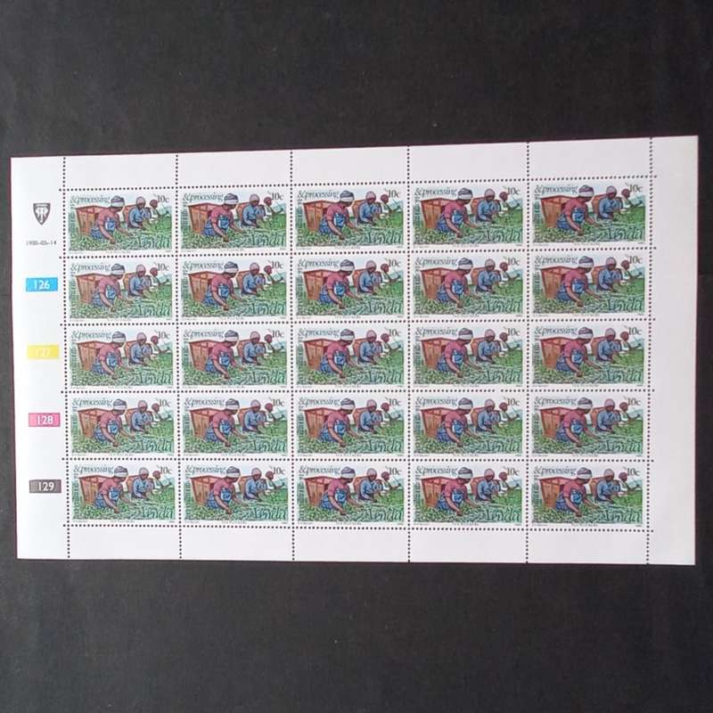 Venda - 1980 Tea Cultivation - Full Set of Full Sheets of 25 - Unused