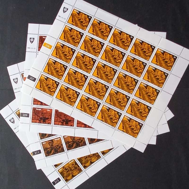 Venda - 1981 Musical Instruments - Full Set of Full Sheets of 25 - MNH