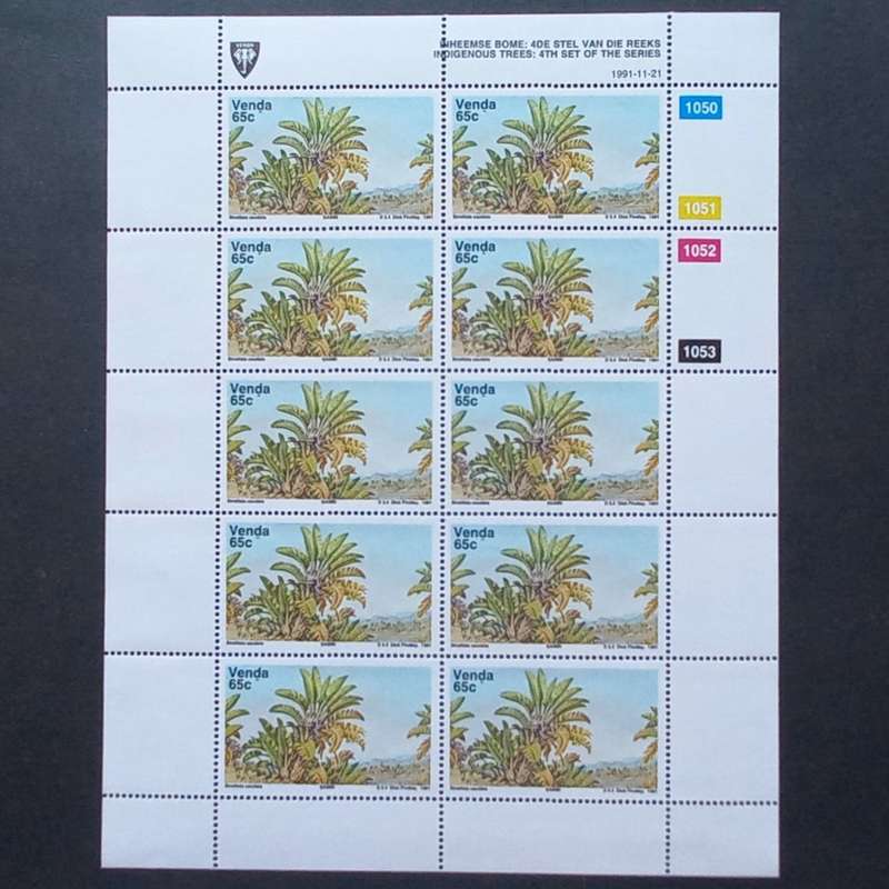 Venda - 1991 Indigenous Trees - Full Set of Sheetlets of 10 - MNH